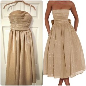 GOLD FORMAL DRESS